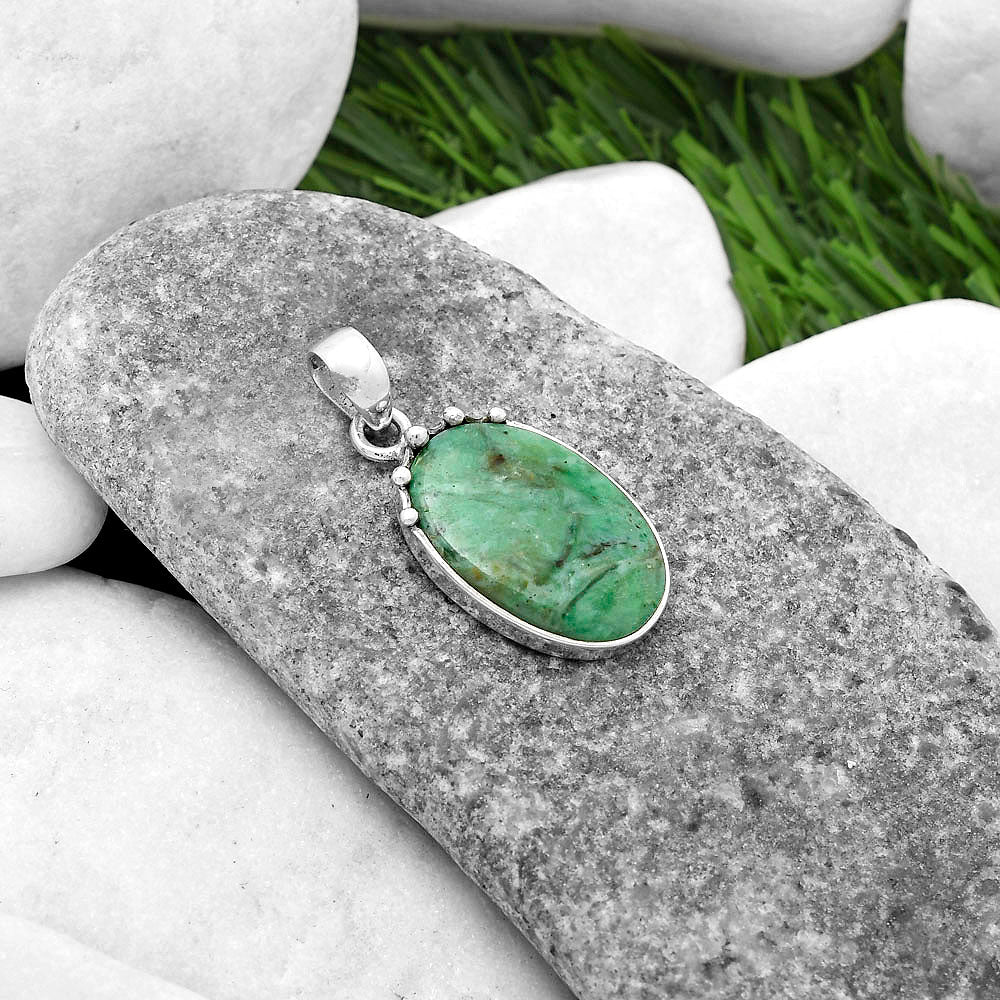 Natural Larsonite Jasper Pendant P-1349 SDP116664-1