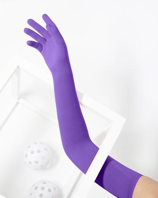 Seamless Gloves Armsocks - Lavender-0